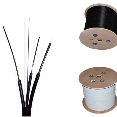 Self Supporting Ftth Fiber Cable 1 2 4 Core Ftth Drop Cable G675a1 G657a2 Flat Drop Wire