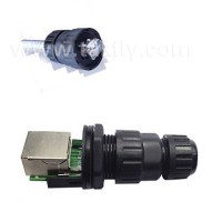 RJ45 LAN Cable Cat5e CAT6 Waterproof Connector